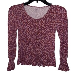 Art Class Girls Long Sleeve Blouse Size Medium